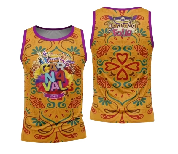 Arte Camisa Bloco Abadá Sublimação Carnaval 2024 - Modelo 93