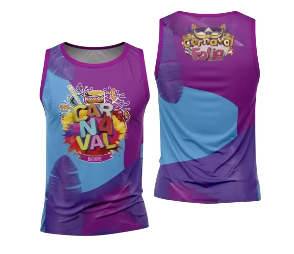 Arte Camisa Bloco Abadá Sublimação Carnaval 2024 - Modelo 96