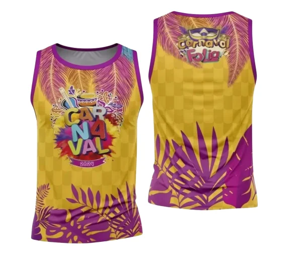 Arte Camisa Bloco Abadá Sublimação Carnaval 2024 - Modelo 98