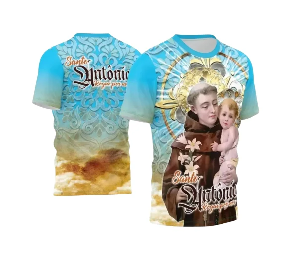 Arte Camisa Vetor Religião 2024 - Santo Antônio