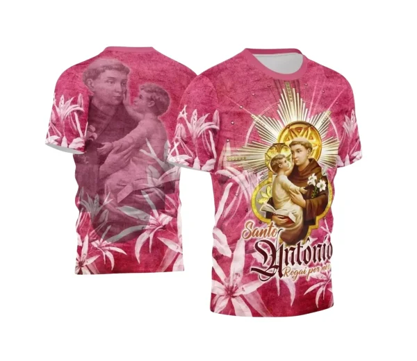 Arte Camisa Vetor Religião 2024 - Santo Antônio