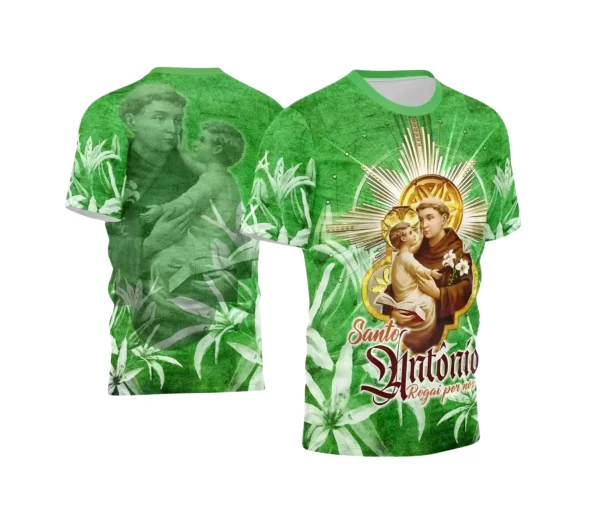 Arte Camisa Vetor Religião 2024 - Santo Antônio