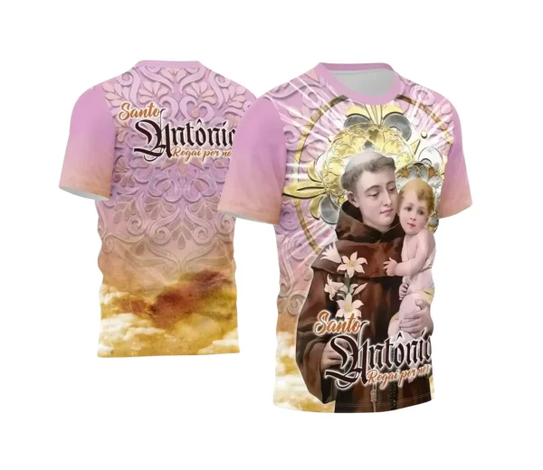 Arte Camisa Vetor Religião 2024 - Santo Antônio