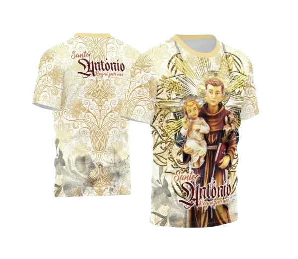 Arte Camisa Vetor Religião 2024 - Santo Antônio