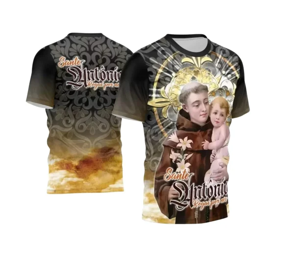 Arte Camisa Vetor Religião 2024 - Santo Antônio