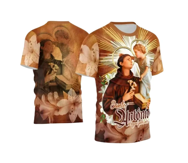 Arte Camisa Vetor Religião 2024 - Santo Antônio