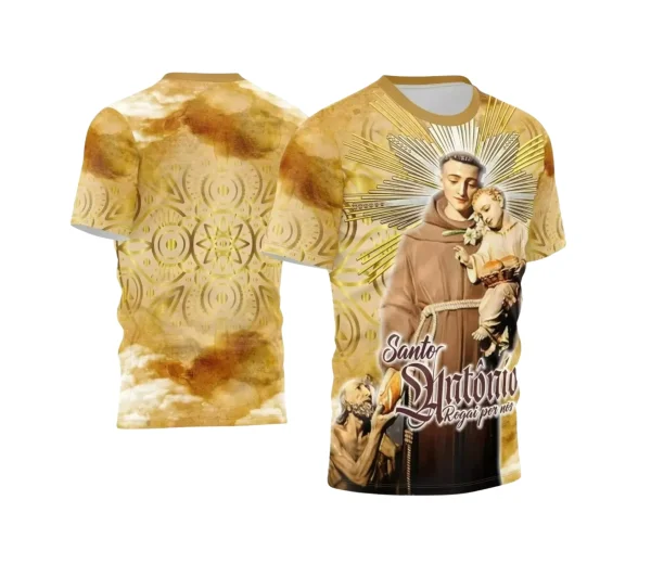Arte Camisa Vetor Religião 2024 - Santo Antônio