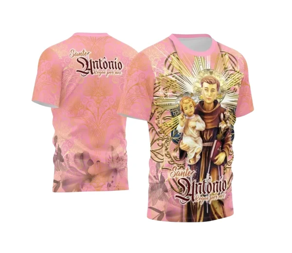 Arte Camisa Vetor Religião 2024 - Santo Antônio