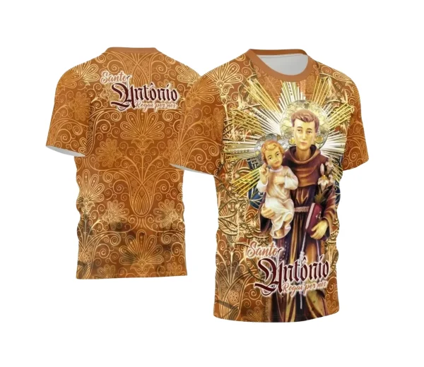 Arte Camisa Vetor Religião 2024 - Santo Antônio