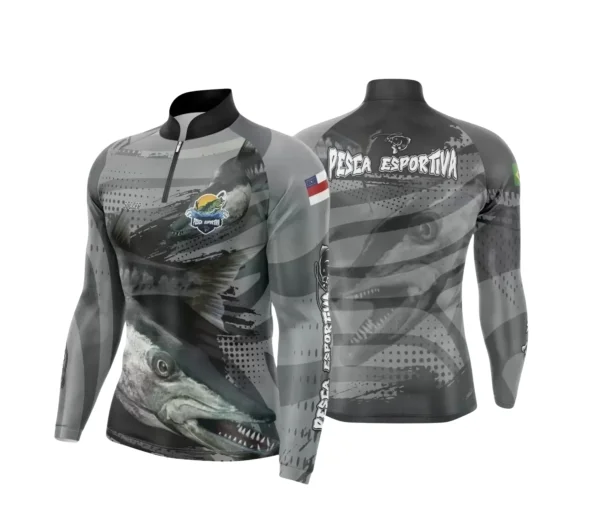 Arte Camiseta de Pesca Esportiva - 2024- 2025 - Templates Prontos