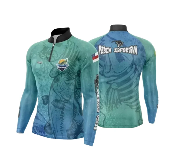 Arte Camiseta de Pesca Esportiva - 2024- 2025 - Templates Prontos