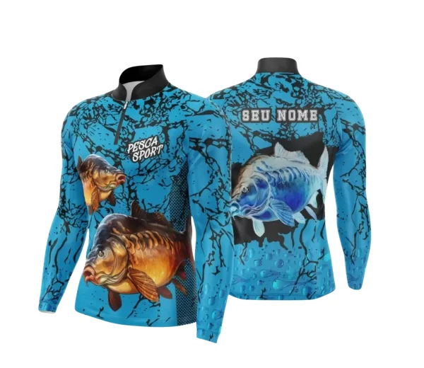 Arte Camiseta de Pesca Esportiva - 2024- 2025 - Templates Prontos