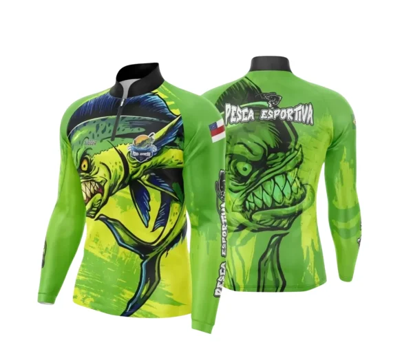 Arte Camiseta de Pesca Esportiva - 2024- 2025 - Templates Prontos