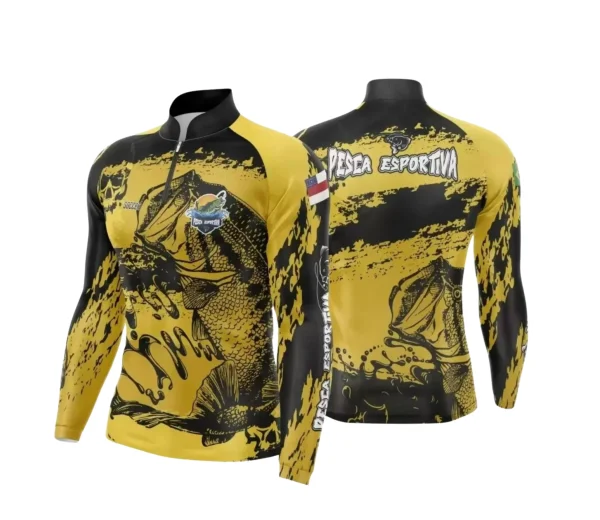 Arte Camiseta de Pesca Esportiva - 2024- 2025 - Templates Prontos