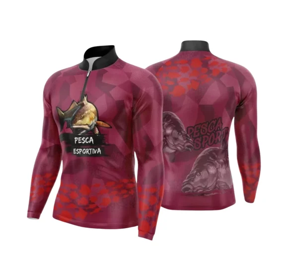 Arte Camiseta de Pesca Esportiva - 2024- 2025 - Templates Prontos