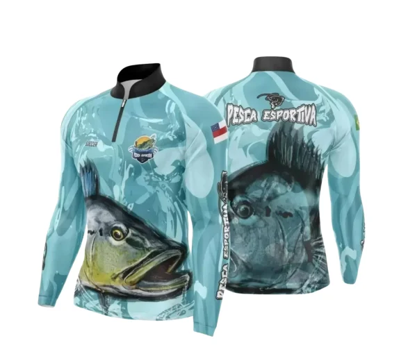 Arte Camiseta de Pesca Esportiva - 2024- 2025 - Templates Prontos