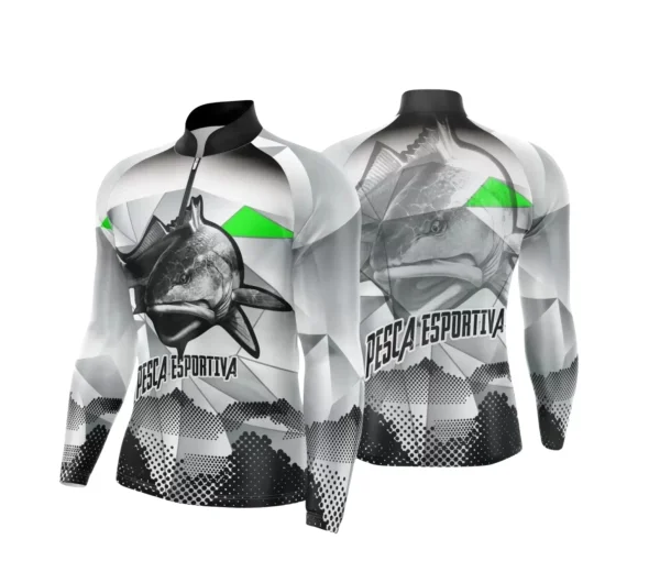 Arte Camiseta de Pesca Esportiva - 2024- 2025 - Templates Prontos