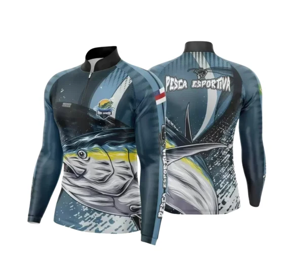 Arte Camiseta de Pesca Esportiva - 2024- 2025 - Templates Prontos