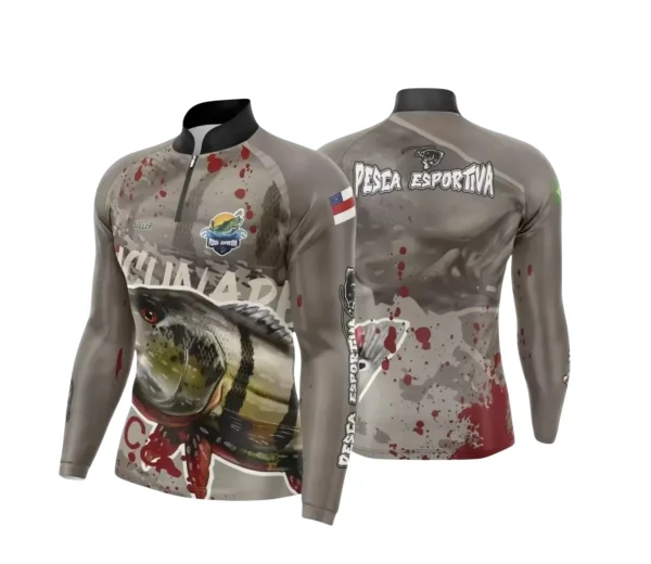 Arte Camiseta de Pesca Esportiva - 2024- 2025 - Templates Prontos