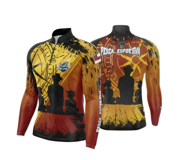 Arte Camiseta de Pesca Esportiva - 2024- 2025 - Templates Prontos