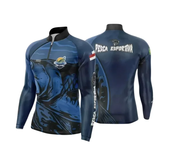 Arte Camiseta de Pesca Esportiva - 2024- 2025 - Templates Prontos