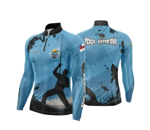 Arte Camiseta de Pesca Esportiva - 2024- 2025 - Templates Prontos
