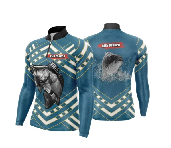 Arte Camiseta de Pesca Esportiva - 2024- 2025 - Templates Prontos