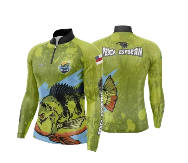 Arte Camiseta de Pesca Esportiva - 2024- 2025 - Templates Prontos
