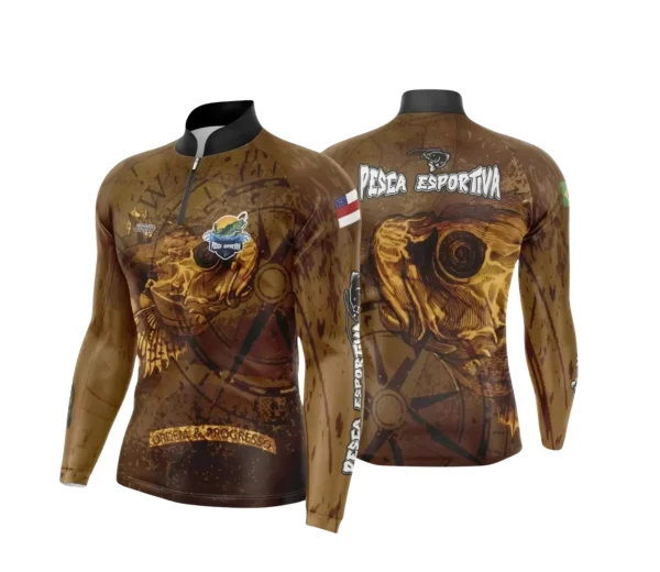 Arte Camiseta de Pesca Esportiva - 2024- 2025 - Templates Prontos