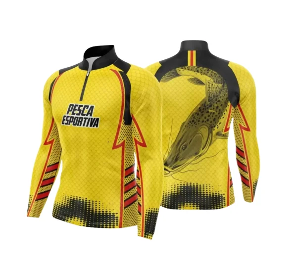 Arte Camiseta de Pesca Esportiva - 2024- 2025 - Templates Prontos