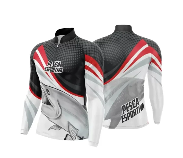 Arte Camiseta de Pesca Esportiva - 2024- 2025 - Templates Prontos