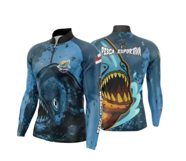 Arte Camiseta de Pesca Esportiva - 2024- 2025 - Templates Prontos