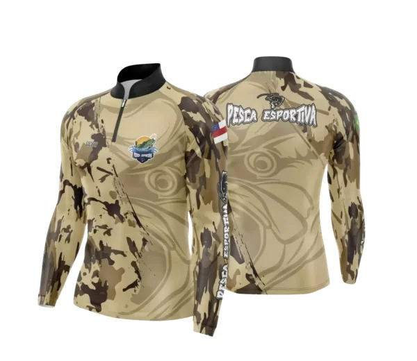 Arte Camiseta de Pesca Esportiva - 2024- 2025 - Templates Prontos