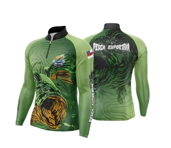 Arte Camiseta de Pesca Esportiva - 2024- 2025 - Templates Prontos