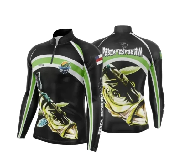 Arte Camiseta de Pesca Esportiva - 2024- 2025 - Templates Prontos