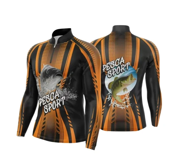 Arte Camiseta de Pesca Esportiva - 2024- 2025 - Templates Prontos