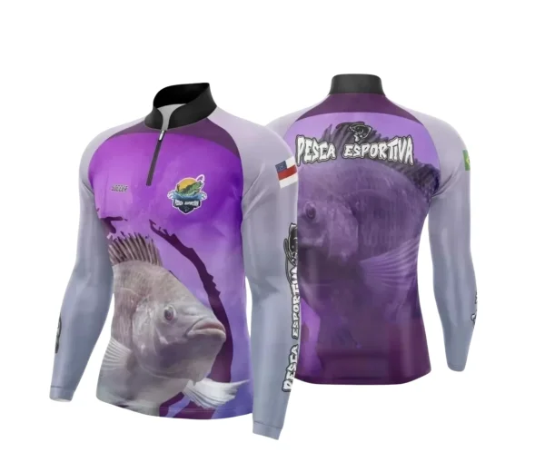 Arte Camiseta de Pesca Esportiva - 2024- 2025 - Templates Prontos