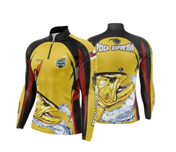 Arte Camiseta de Pesca Esportiva - 2024- 2025 - Templates Prontos