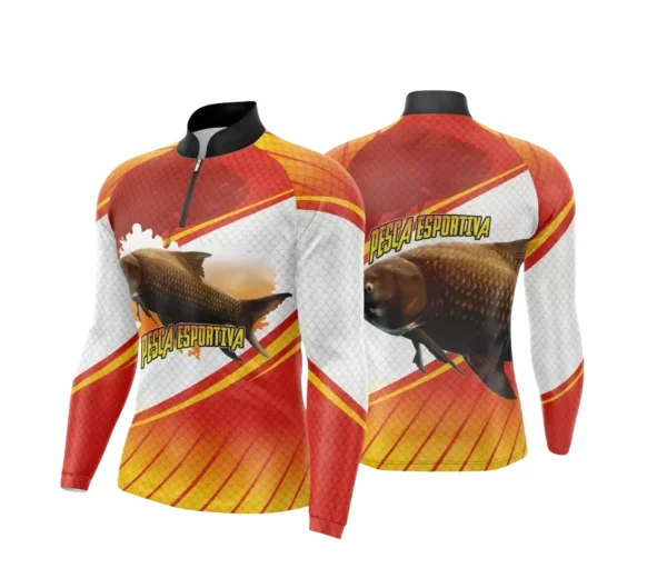 Arte Camiseta de Pesca Esportiva - 2024- 2025 - Templates Prontos