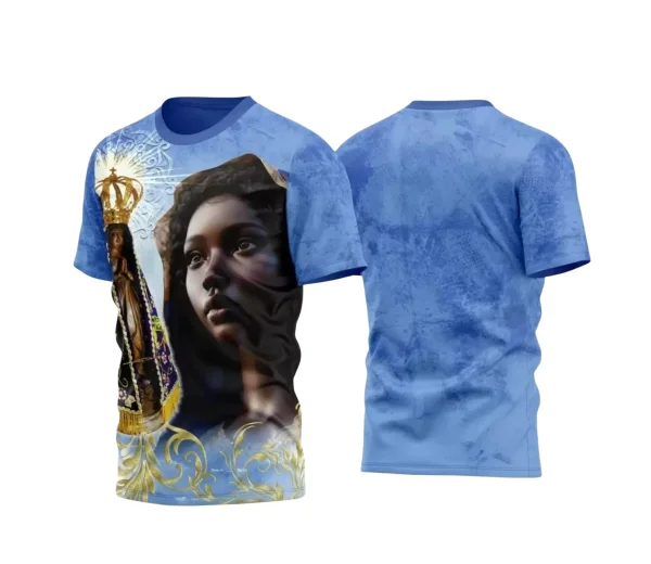 Arte Estampa Camisa 2024 - Religião - Festejo - Nossa Senhora Aparecida 2024 - 2025