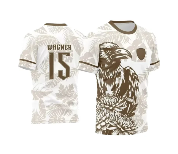 Arte Estampa Camisa Branca - Interclasse 2024 - Jogos Internos 2024 - Time Amador- Corvo 2024