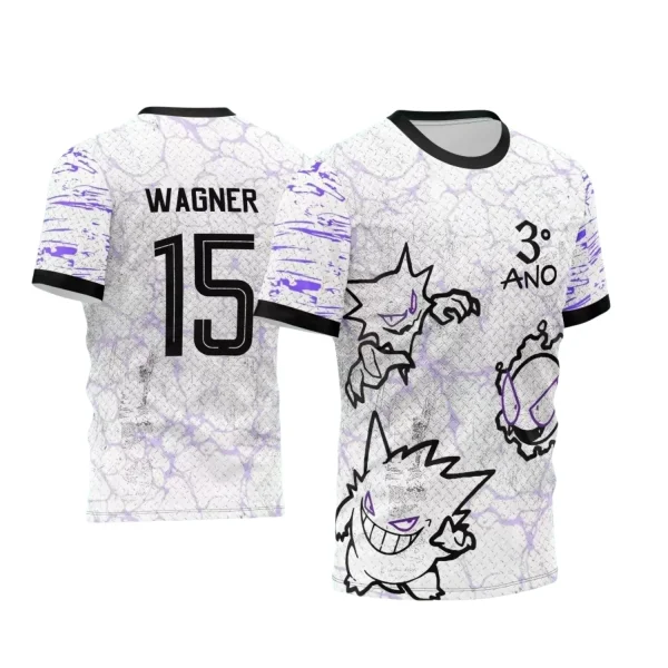 Arte Estampa Camisa InterClasse 2024 Gengar