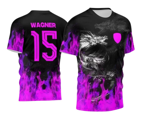 Camisa Interclasse Escolar Tema Dragão 