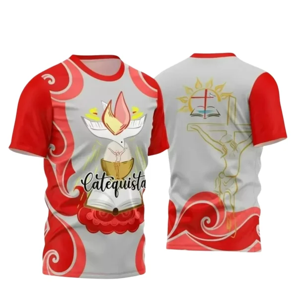 Arte Estampa - Camisa Religião - Catequista - 2024 - 2025