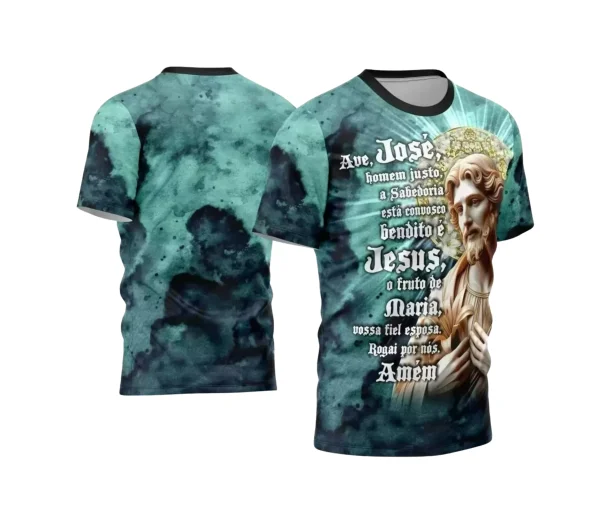 Arte Estampa Camisa - Religião - Festejo - São José - 2024 - 2025
