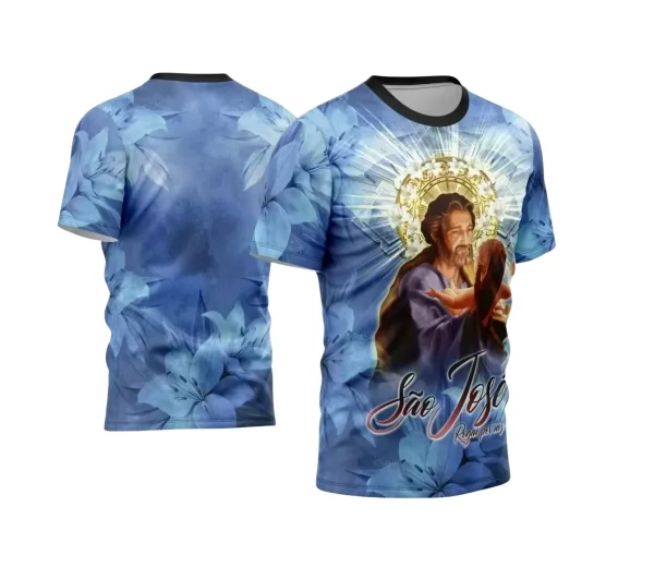Arte Estampa Camisa - Religião - Festejo - São José - 2024 - 2025