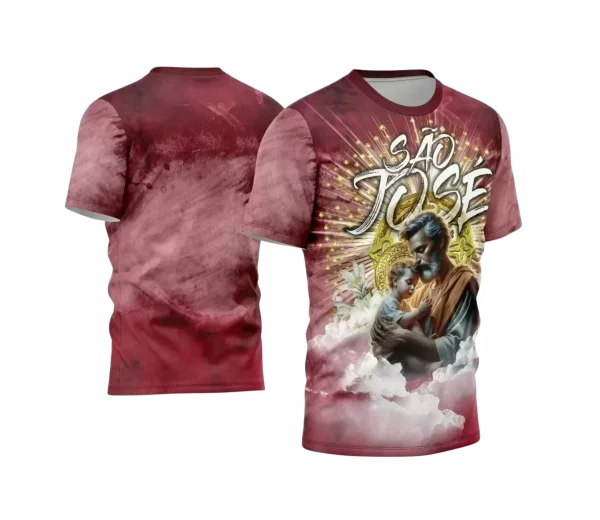 Arte Estampa Camisa - Religião - Festejo - São José - 2024 - 2025