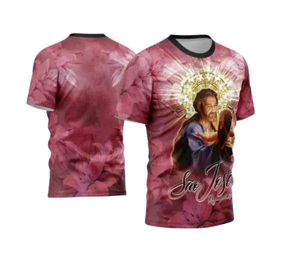 Arte Estampa Camisa - Religião - Festejo - São José - 2024 - 2025