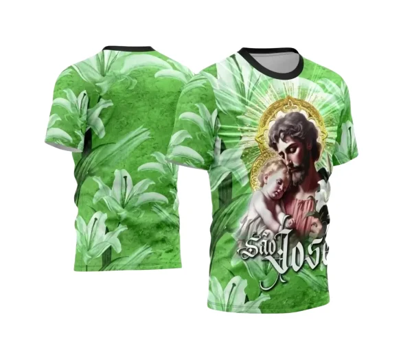 Arte Estampa Camisa - Religião - Festejo - São José - 2024 - 2025