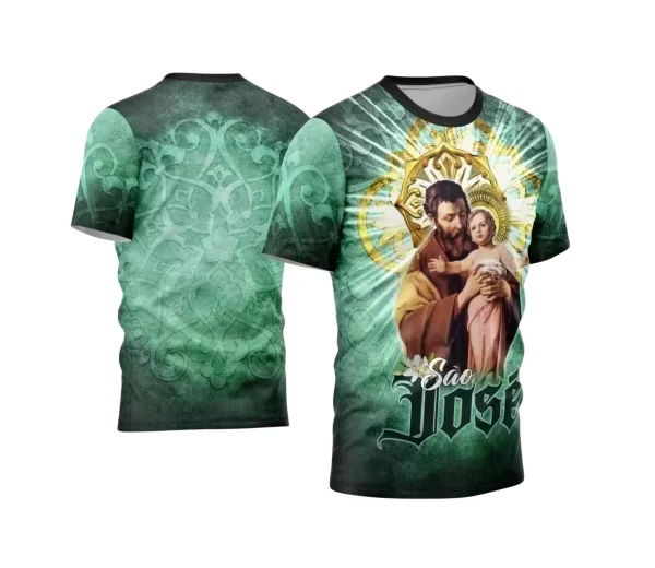 Arte Estampa Camisa - Religião - Festejo - São José - 2024 - 2025
